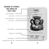 Rockpool Occult Tarot kišeninės kortos skardinėje dėžutėje – 78 kortų kaladė
