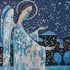 Oven Beldizart Kryželio rinkinys "Kalėdinis angelas" 25×25 cm S1685