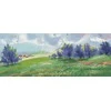 Oven Kryželiu siuvinėjimo rinkinys Pavasario peizažas, 37×15 cm