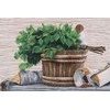 Oven Kryželiu siuvinėjimo rinkinys „Pirtelės malonumai“ 35×25 cm