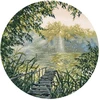 Oven Siuvinėjimo kryželiu rinkinys „Aušros tyla“ 25×25 cm