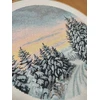 Oven Siuvinėjimo kryželiu rinkinys „Žiemos metas“ 25 x 25 cm