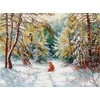 Oven Siuvinėjimo kryželiu rinkinys „Netikėtas susitikimas“, 40×30, 16 ct, 39 spalvų
