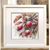 Oven Žiemos sapnų kryželiu siuvinėjimo rinkinys 17×17 cm, 16 ct kanva, 25 spalvos