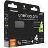 Panasonic Eneloop Pro AA 2500mAh įkraunamos baterijos 4vnt + dėklas