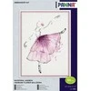 Panna Klart Elegantiškas siuvinėjimo rinkinys kryželiu „Balerina su anemonėmis“