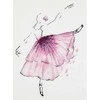 Panna Klart Elegantiškas siuvinėjimo rinkinys kryželiu „Balerina su anemonėmis“