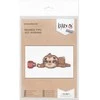 Panna Klart Kryželiu siuvinėjimo rinkinys „Lėtas rytas“, 13×5,5 cm – pradedantiems