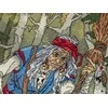 Panna Klart Kryželiu siuvinėjimo rinkinys „Baba Jaga“ (Slavų mitologija), 27×36,5 cm