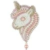 Panna Klart Kryželiu siuvinėjimo rinkinys segė „Rožinis vienaragis“ vaikams