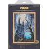 Panna Klart Kryželiu siuvinėjimo rinkinys „Niūri pilis“ 23×33 cm – rankdarbių mėgėjams