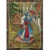 Panna Klart Kryželiu siuvinėjimo rinkinys „Baba Jaga“ (Slavų mitologija), 27×36,5 cm