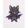 Panna Klart Kryželių siuvinėjimo rinkinys „Katinas Drakula“ 13×13 cm, KLART