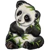 Panna Klart Mielas kryželiu siuvinėjimo rinkinys pagalvei „Mano Panda“