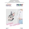Panna Klart Siuvinėjimo kryželiu rinkinys „Mažas zuikis“ 8×6 cm pradedantiesiems