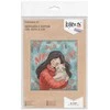 Panna Klart Siuvinėjimo rinkinys kryželiu KLART „Mergaitė su kate“, 12x13 cm