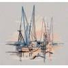 Panna Klart Siuvinėjimo rinkinys kryželiu „Čarlstono uostas“ – 20,5×18,5 cm