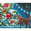 Panna Klart Siuvinėjimo rinkinys kryželiu „Žaismingas kačiukas“, 25×19,5 cm