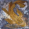Pinigų žuvis karoliukų siuvinėjimo rinkinys Abris Art AB-823