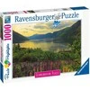 Puzzle 1000 Fjord in Norway - RAVENSBURGER dėlionė