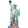 Puzzle 1000 Silhouette Libery Statue - RAVENSBURGER dėlionė