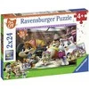 Puzzle 2x24 44 Cats - RAVENSBURGER dėlionė