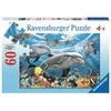 Puzzle 60 Dolphins - RAVENSBURGER dėlionė