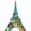Puzzle 960 Silhouette Eiffel Tower - RAVENSBURGER dėlionė