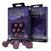 Q Workshop Call Of Cthulhu 7th Edition Kauliukų Rinkinys Juodos Ir Purpurinės Spalvos