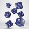 Q Workshop Classic Rpg Kauliukų Rinkinys Kobalto Ir Baltos Sp