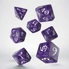 Q Workshop Classic Rpg Kauliukų Rinkinys Violetinės Ir Baltos