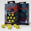 Q Workshop Cyberpunk Raudona RPG Danger Zone Kauliukų Rinkinys Geltonos Ir Juodos Sp