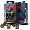 Dėlionė Q Workshop Cyberpunk Raudona Rpg Kauliukų Rinkinys Juodos Ir Geltonos Spalvos