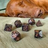 Q Workshop DOGS Dice Set: Luna Kauliukų Rinkinys