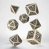 Dėlionė Q Workshop Dwarven Kauliukų Rinkinys (Smėlio Ir Juodos Spalvos)
