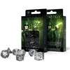 Q Workshop Elvish Kauliukų Rinkinys Skaidrios Ir Juodos Spalvos