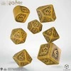 Q Workshop Harry Potter. Hufflepuff Modern Dice Kauliukų Rinkinys (Geltonos Sp.)
