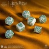 Q Workshop Harry Potter. Slytherin Modern Dice Kauliukų Rinkinys (Baltos Sp.)