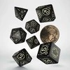 Q Workshop The Witcher Ciri The Zireael kauliukų rinkinys juodos ir smėlio sp