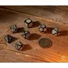 Q Workshop The Witcher Ciri The Zireael kauliukų rinkinys juodos ir smėlio sp