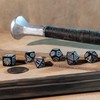 Dėlionė Q Workshop The Witcher Geralt Sidabrinis Sword Kauliukų Rinkinys Juodos Ir Sidabro Sp