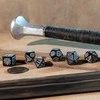 Dėlionė Q Workshop The Witcher Geralt Sidabrinis Sword Kauliukų Rinkinys Juodos Ir Sidabro Sp