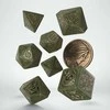Q Workshop The Witcher Triss Kauliukų Rinkinys Žalios Ir Auksinės Sp