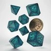Dėlionė Q Workshop The Witcher Yennefer Kauliukų Rinkinys Tamsiai Mėlynos Ir Turkio Spalvos