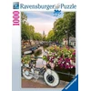 Ravensburger 1000 Puzzle Dėlionė: Bicycle and flowers in Amsterdam
