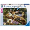 RAVENSBURGER dėlionė Leopardų šeima, 1000d., 191482