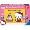 Ravensburger 2 dėlionės „Hello Kitty“, 2×12 det., nuo 3 m.