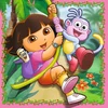 Ravensburger 3 dėlionės „Dora“, 25–49 det., nuo 4 m.