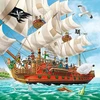 Ravensburger 3 dėlionės „Piratai“, 3×49 det., nuo 5 m.