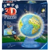 RAVENSBURGER 3D dėlionė Light Up Childrens Globe, 180d., 11288